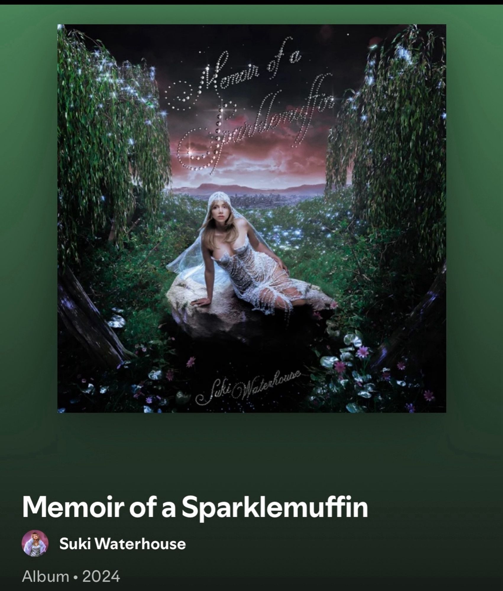 Just the cover for Memoir of a Sparklemuffin album by Suki Waterhouse