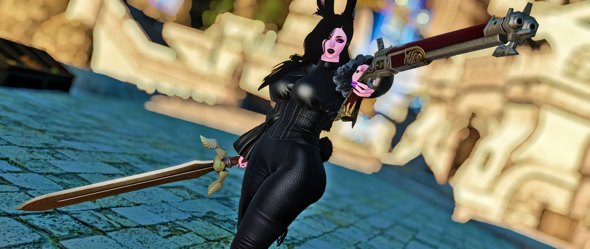 Vallia thief/corsair. FFXIV, GPose, GPosers, ReShade, Viera, Vallia