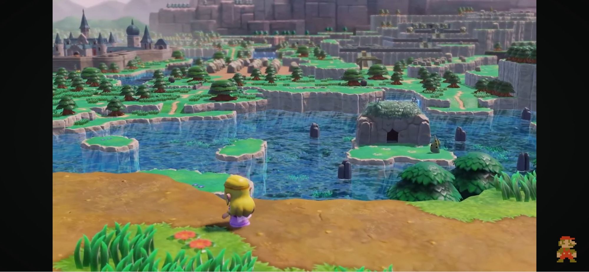 Screenshot von „Zelda: Echoes of Wisdom“ mit Zelda als Spielfigur