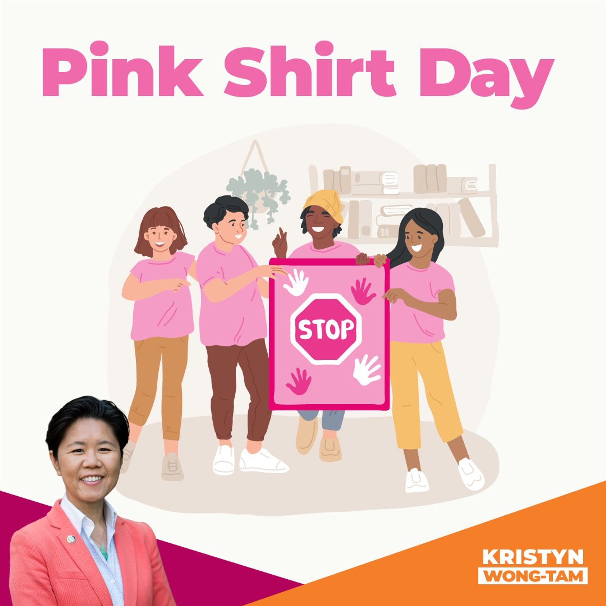 Happy #PinkShirtDay! A day to wear pink to support anti-bullying efforts and promote inclusivity. Started in 2007 by two Canadian high school students, this day is a reminder to rise against all forms of bullying. 