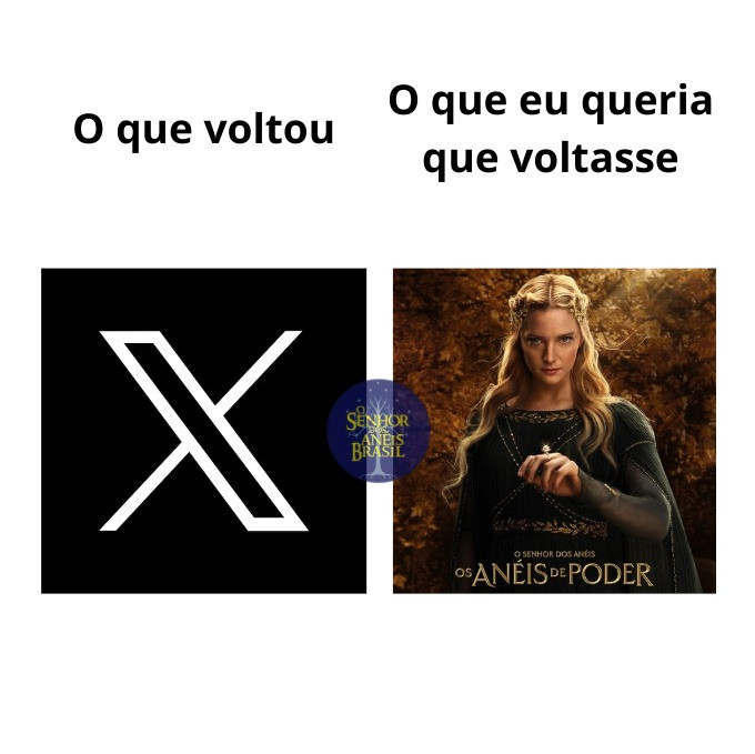 o que voltou e o que eu queria