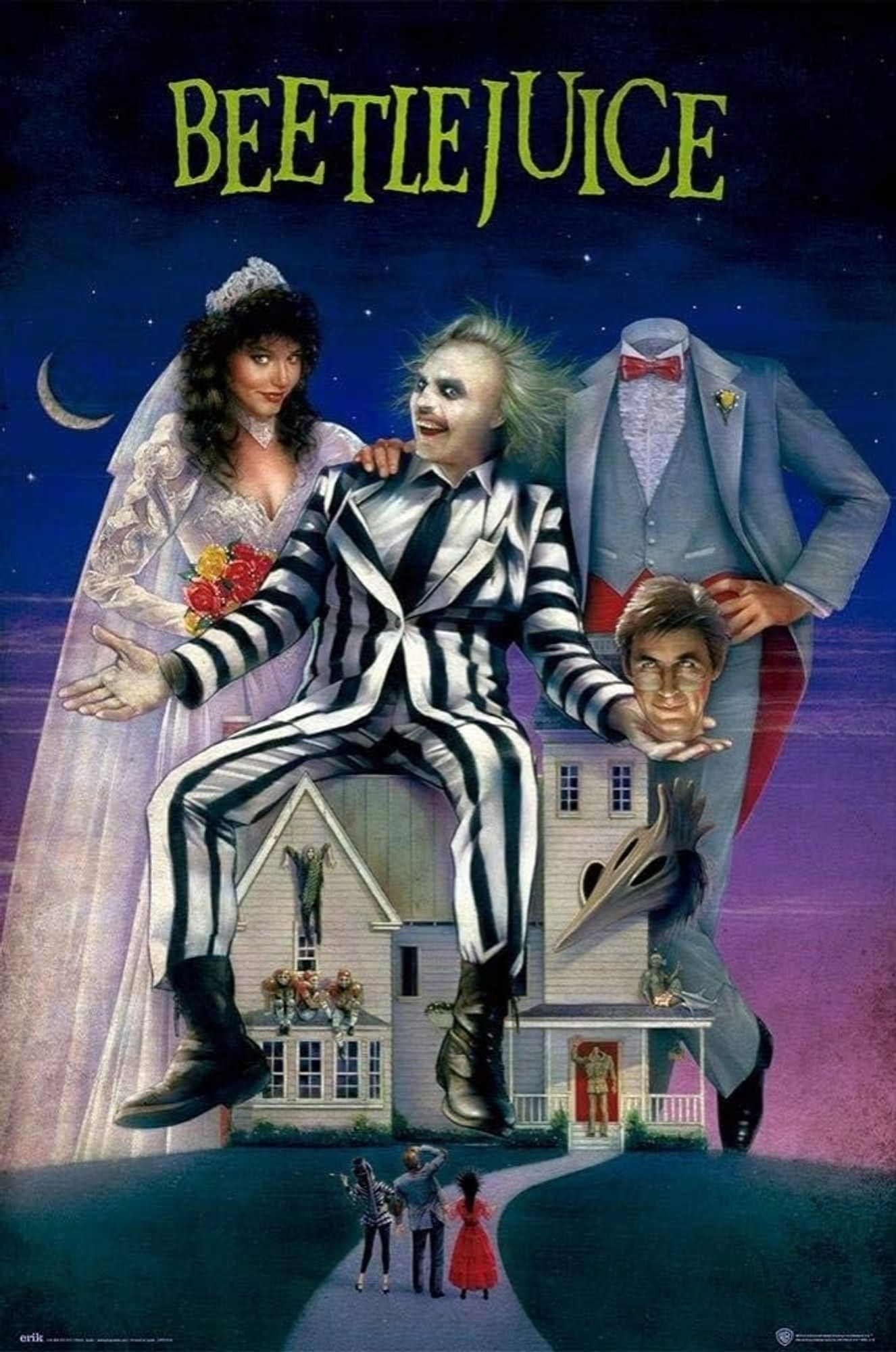 Theatrical poster for the 1988 film Beetlejuice.