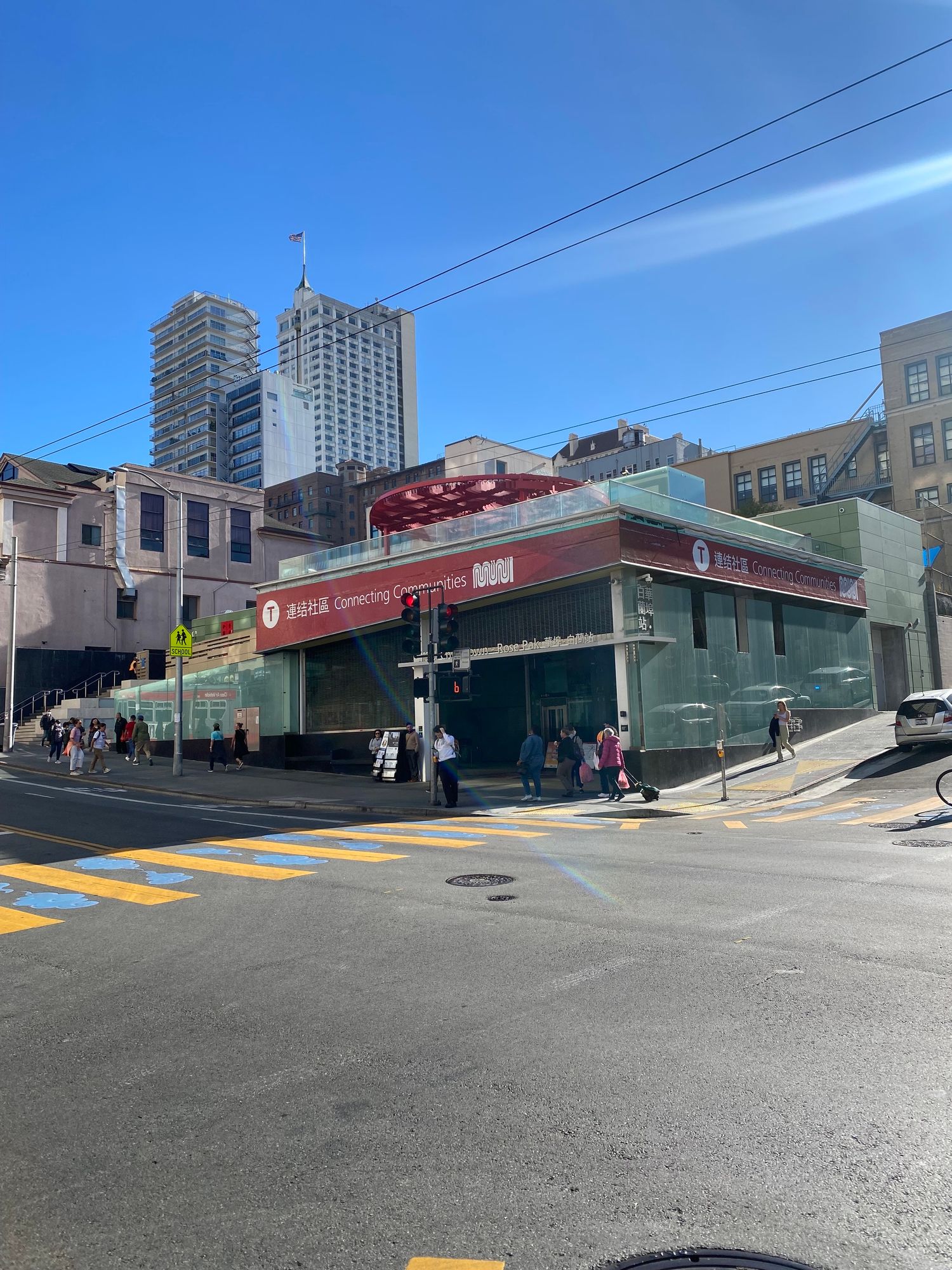 Photo of the new China town Rose Park station. 