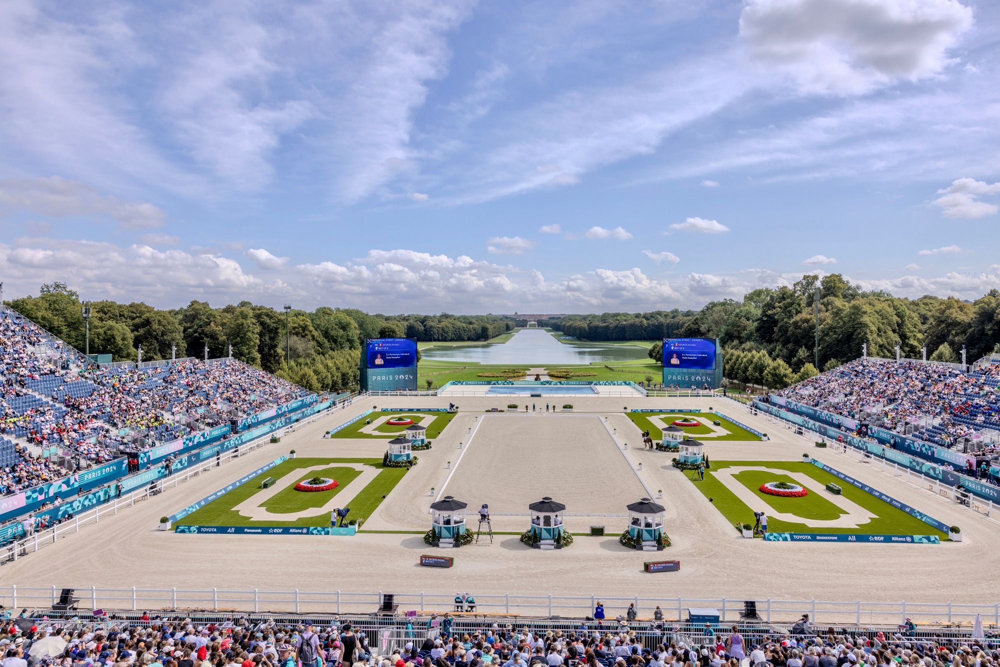 Le site olympique au château de Versailles