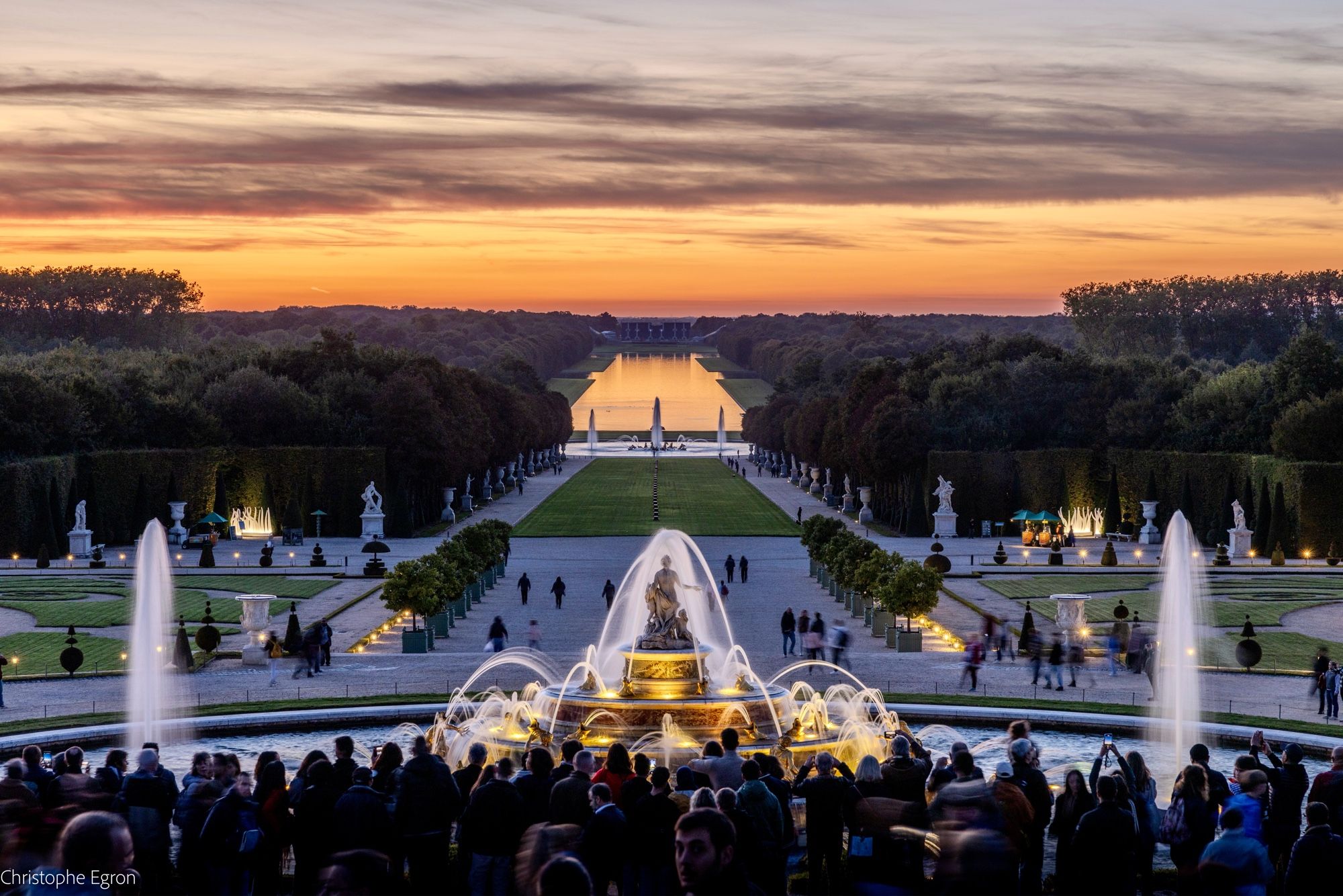 Le bassin de Latone au Chateau de Versailles