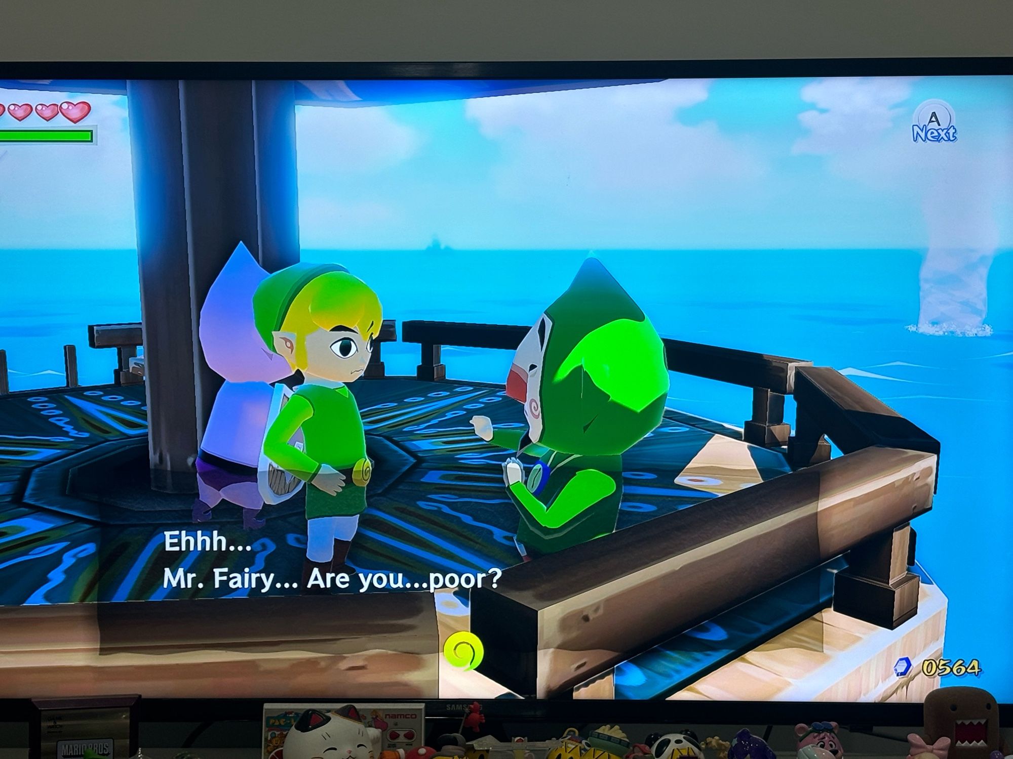 Tingle asking Toon Link if he’s poor