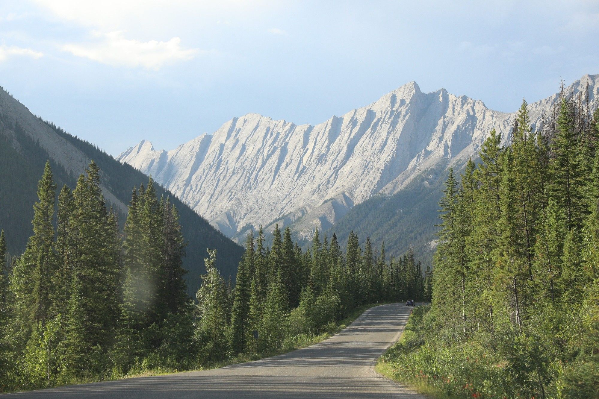 Picture of mountains in Jasper National Park in Alberta