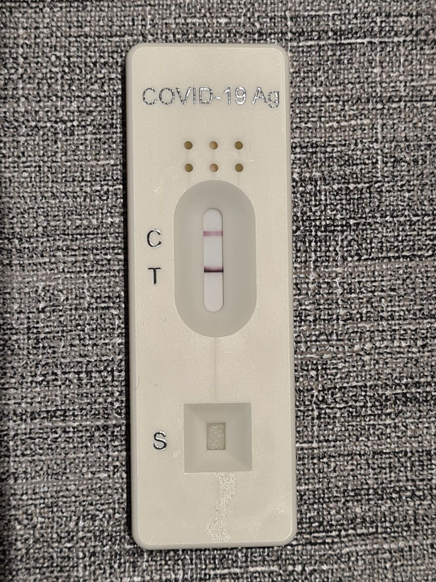 Positiver Covid-Antigentest.