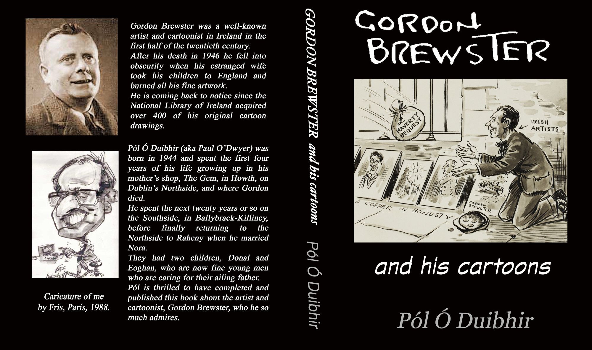 Cover for new book on Gordon Brewster