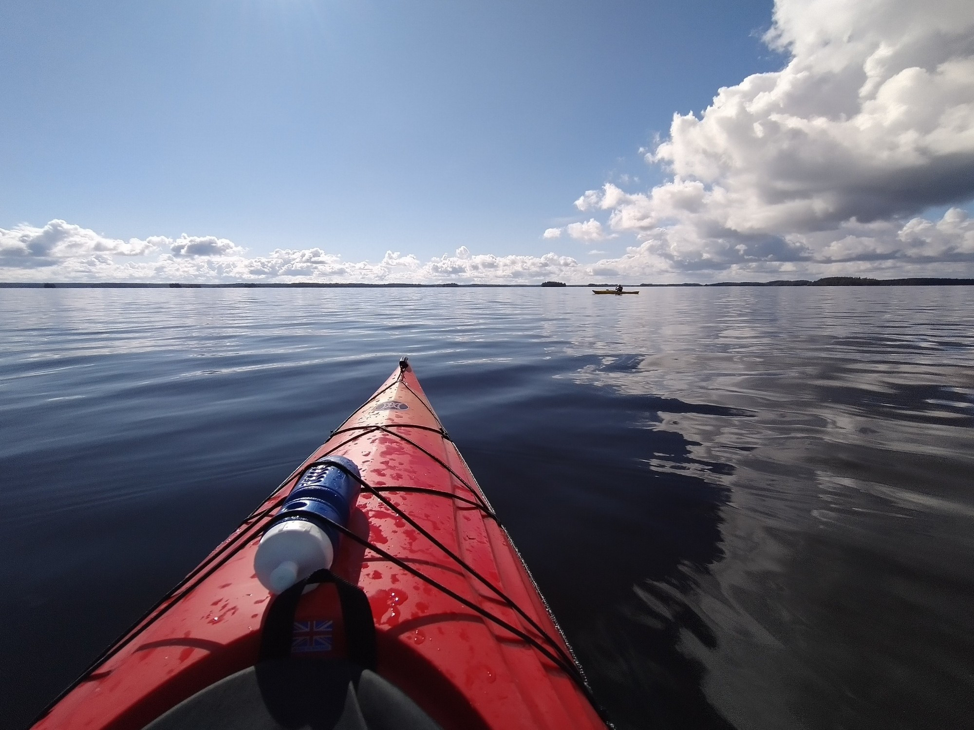 Kayak on Lake Viinijärvi, Finland