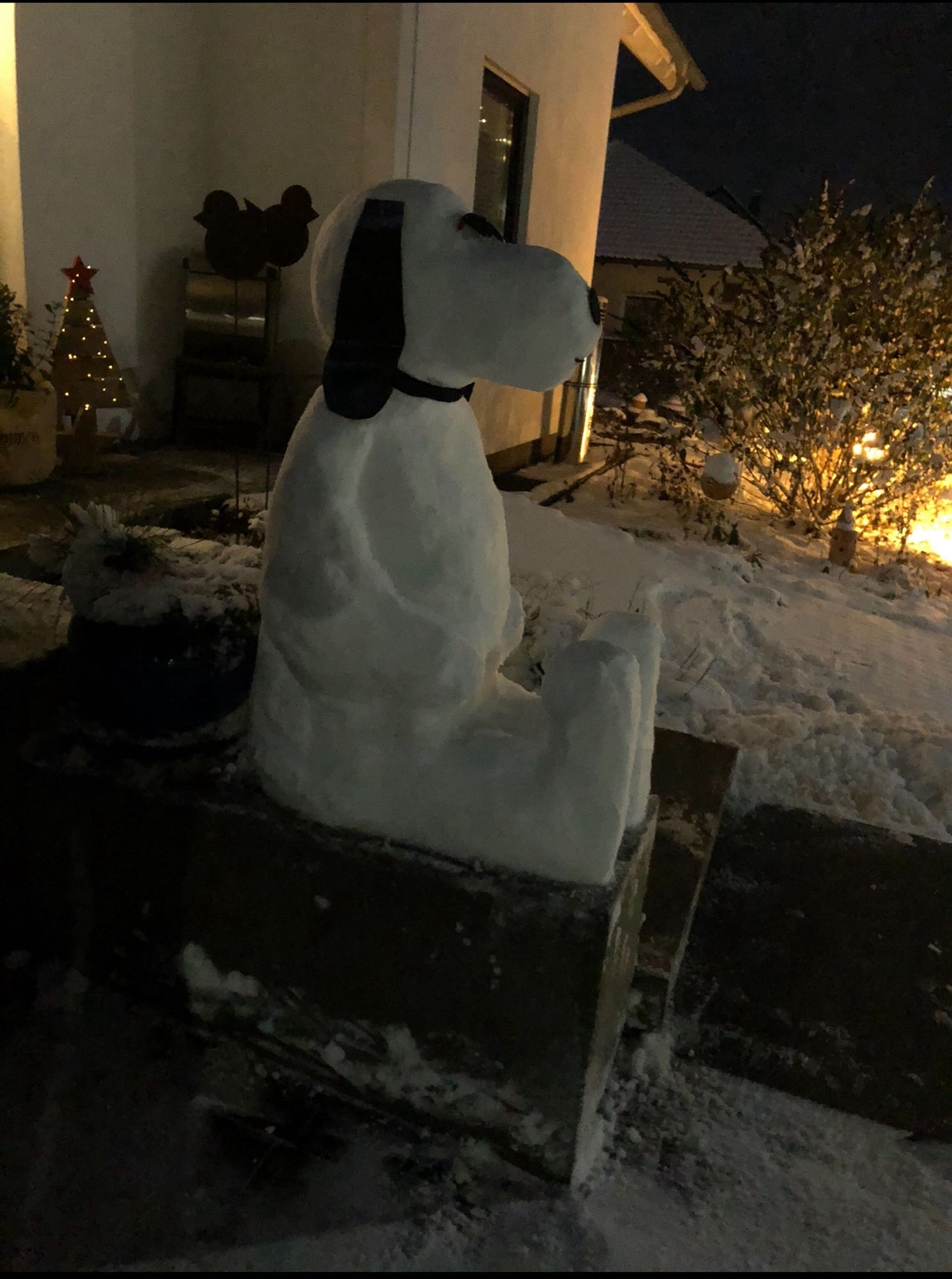 Snoopy Schneemann von 2021