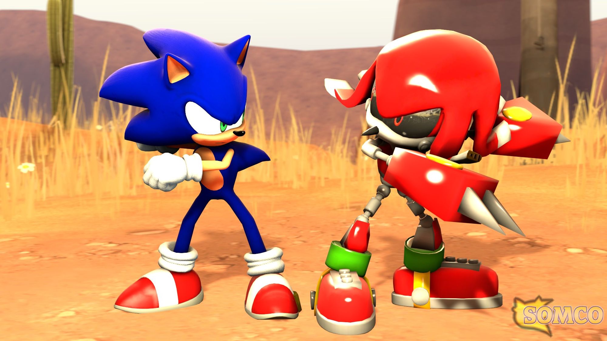 [SFM] Sonic Vs Metal Knuckles