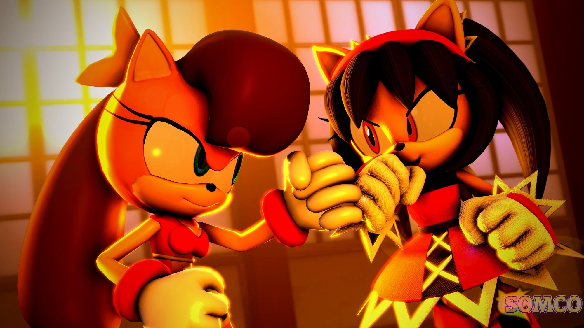 [SFM] Honey And Tiara's Sparring Match