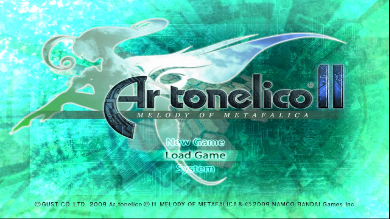 Ar tonelico II title screen