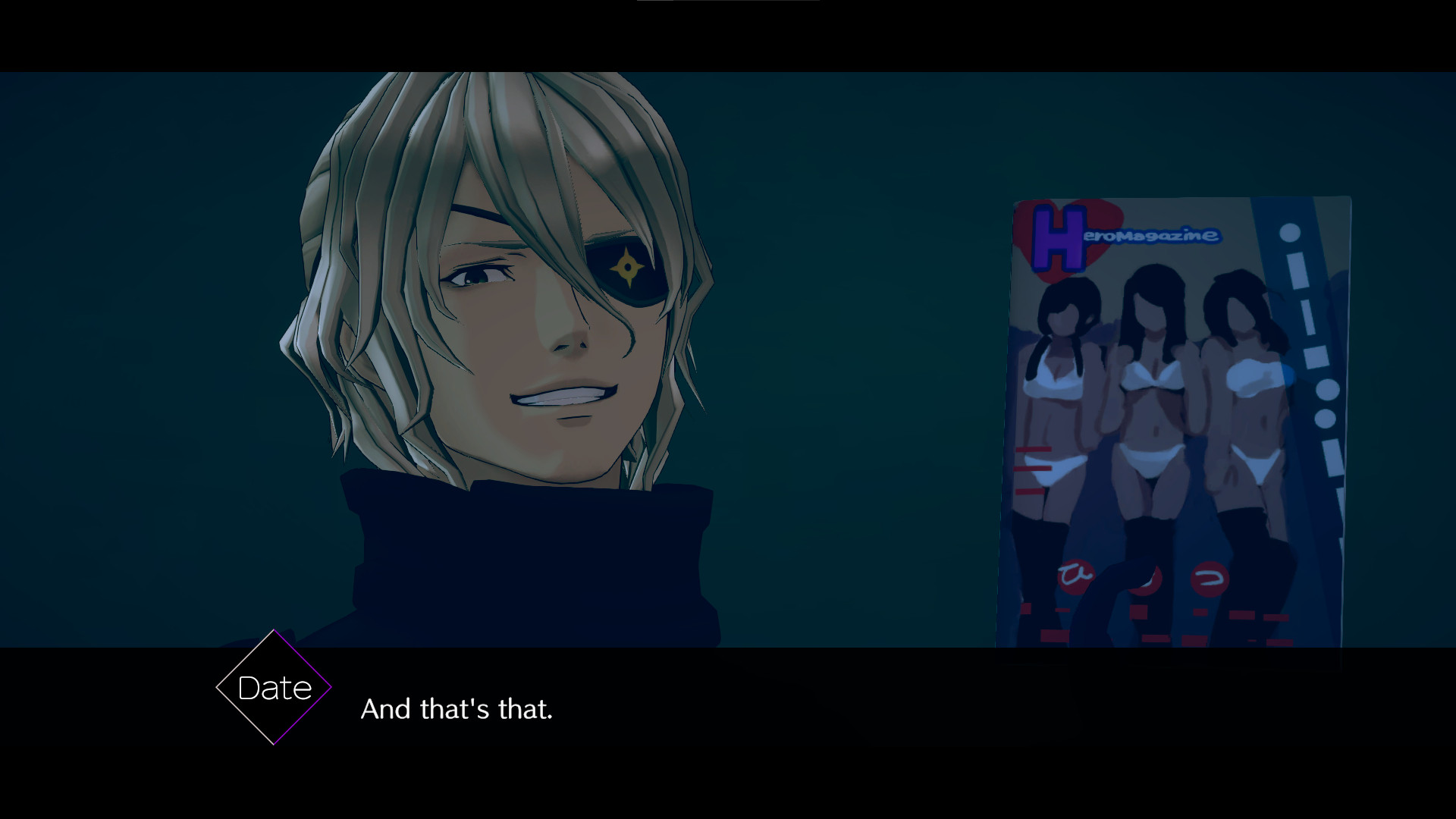 Kaname "unc" Date flexing the power of his porno magazine