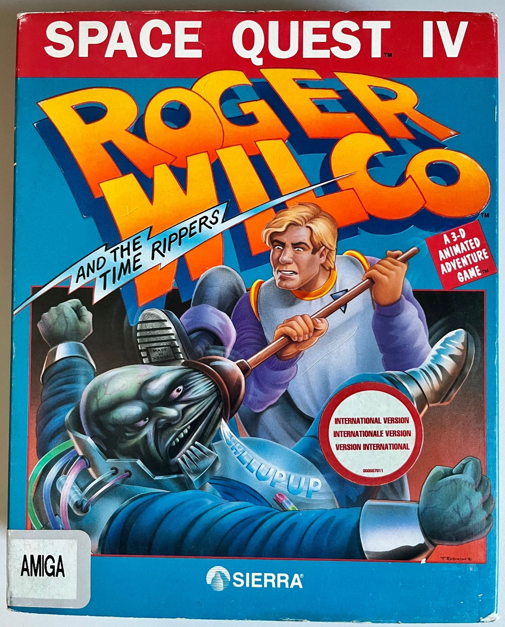 Space Quest 4 Cover für Amiga