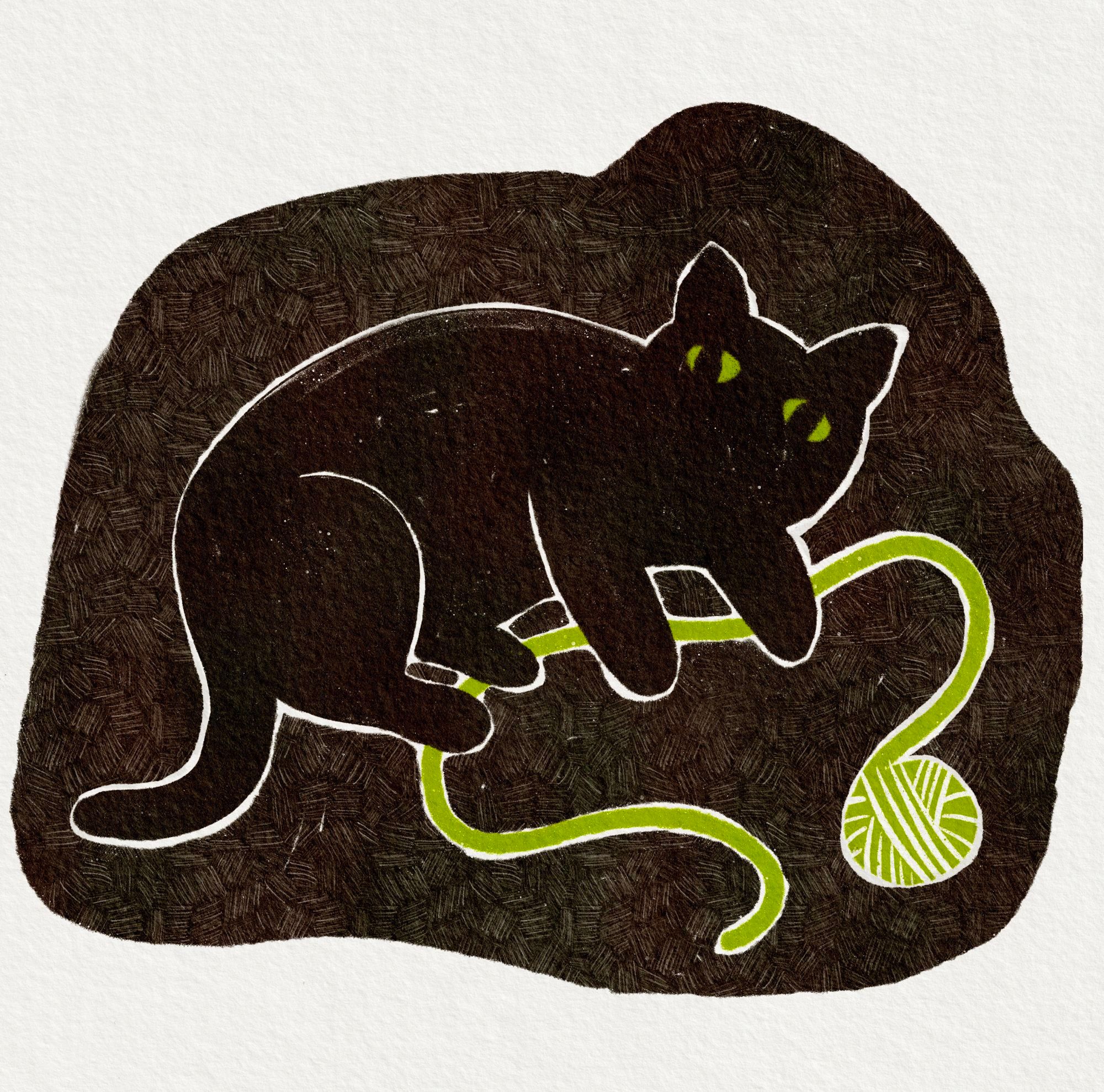 Illustration of a cat