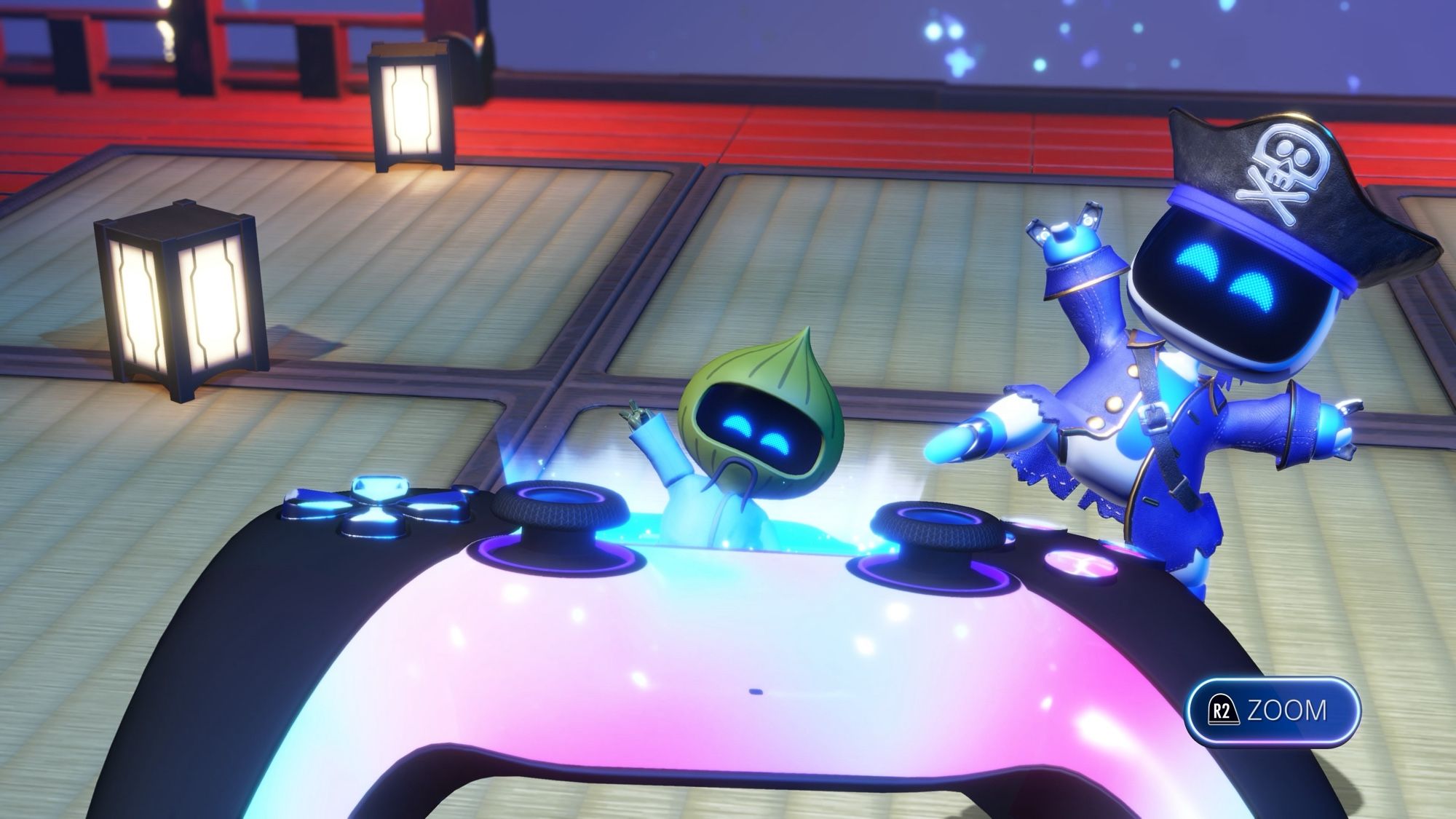 It’s the 301st bot from Astro Bot.  I’m using the Astro pirate outfit, that’s the outfit I used for most of the game.