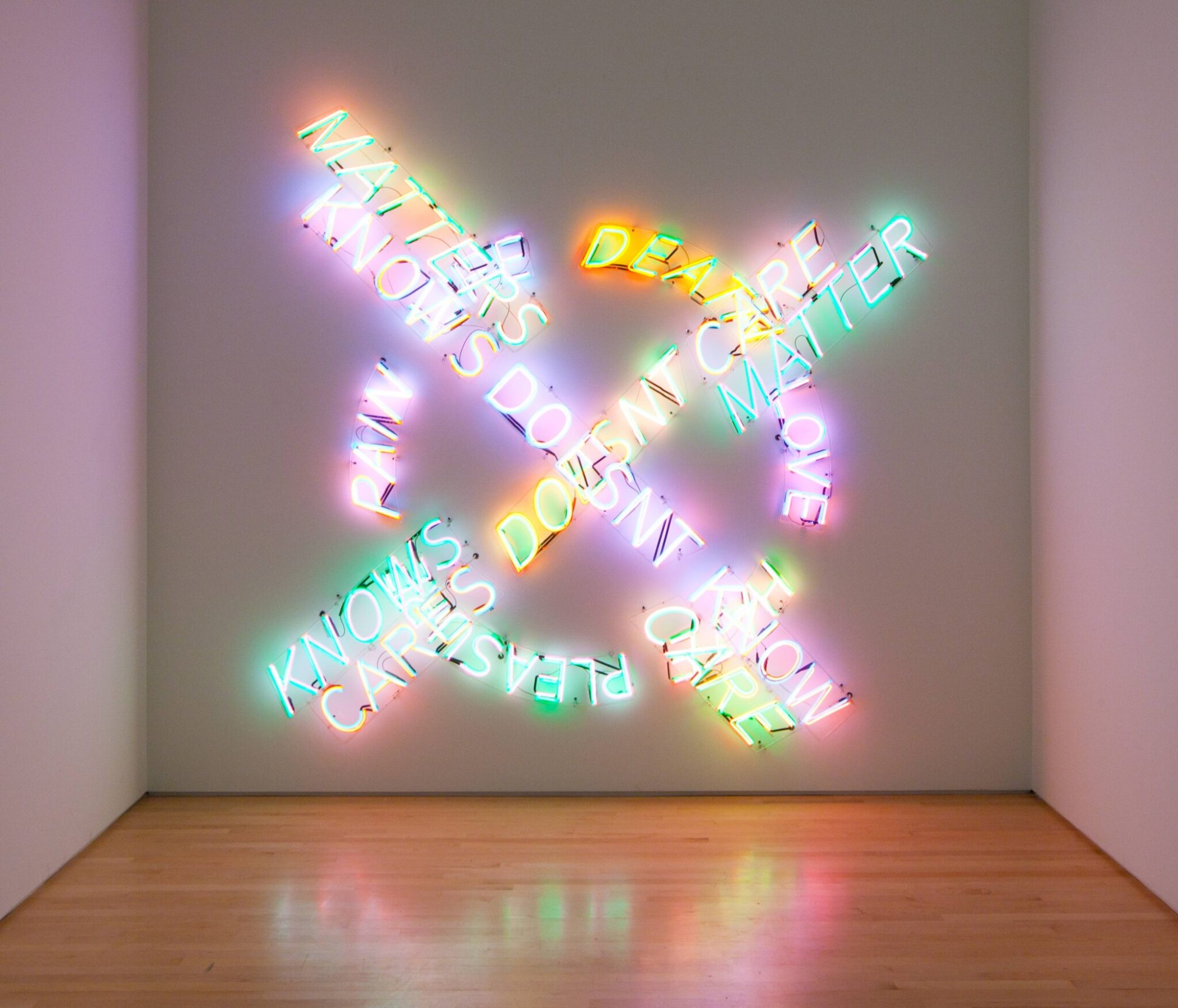 Bruce Nauman - Life Death/Knows Doesn't Know (the neon blinks)