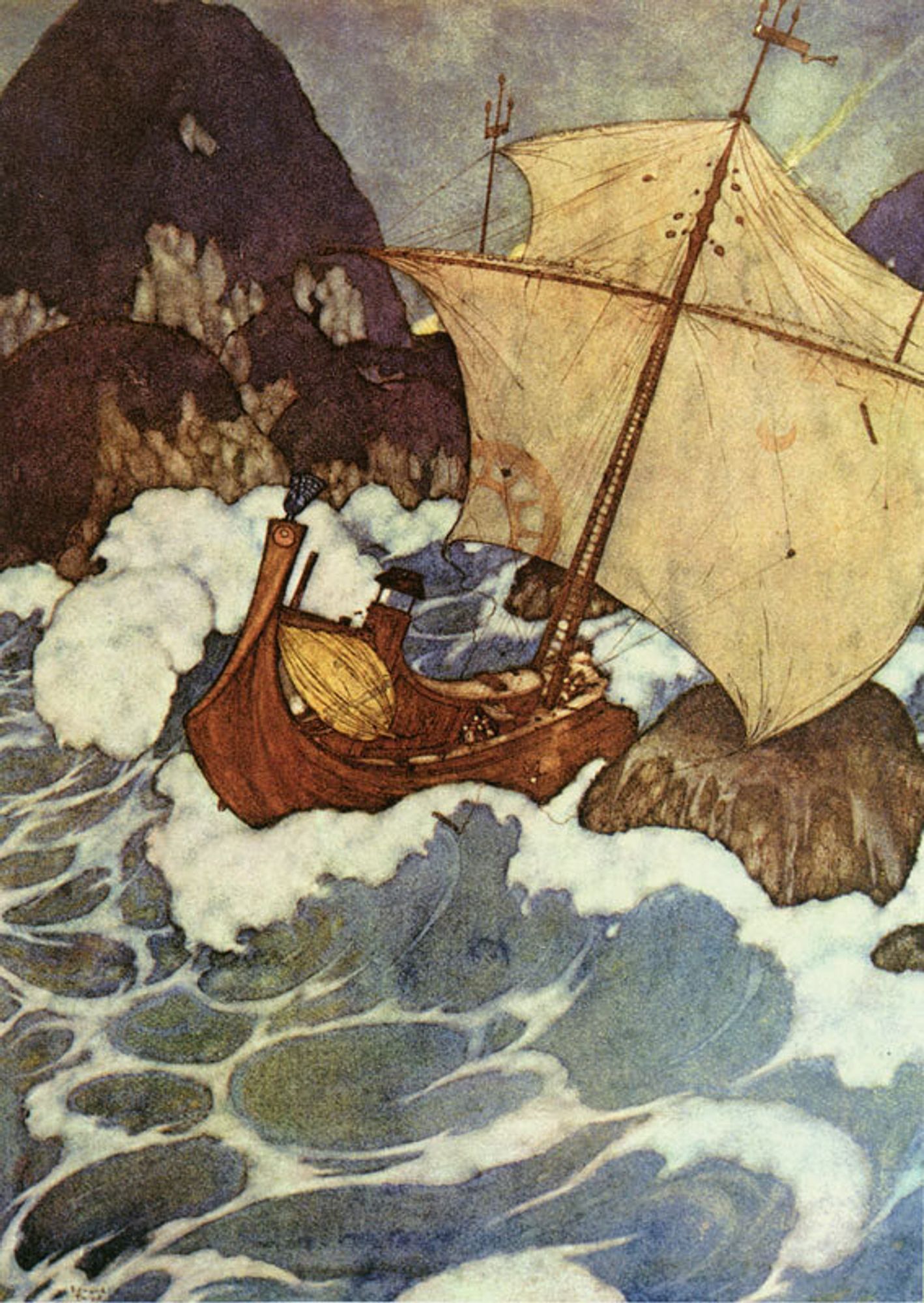 The Arabian Nights: The ship struck upon a rock