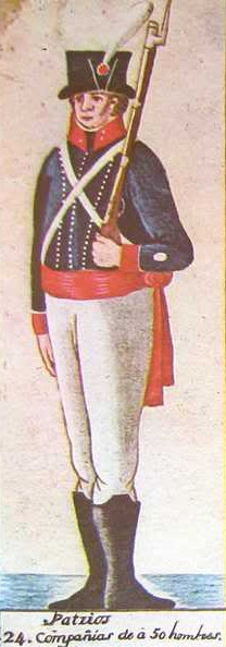 Argentinian militia uniform