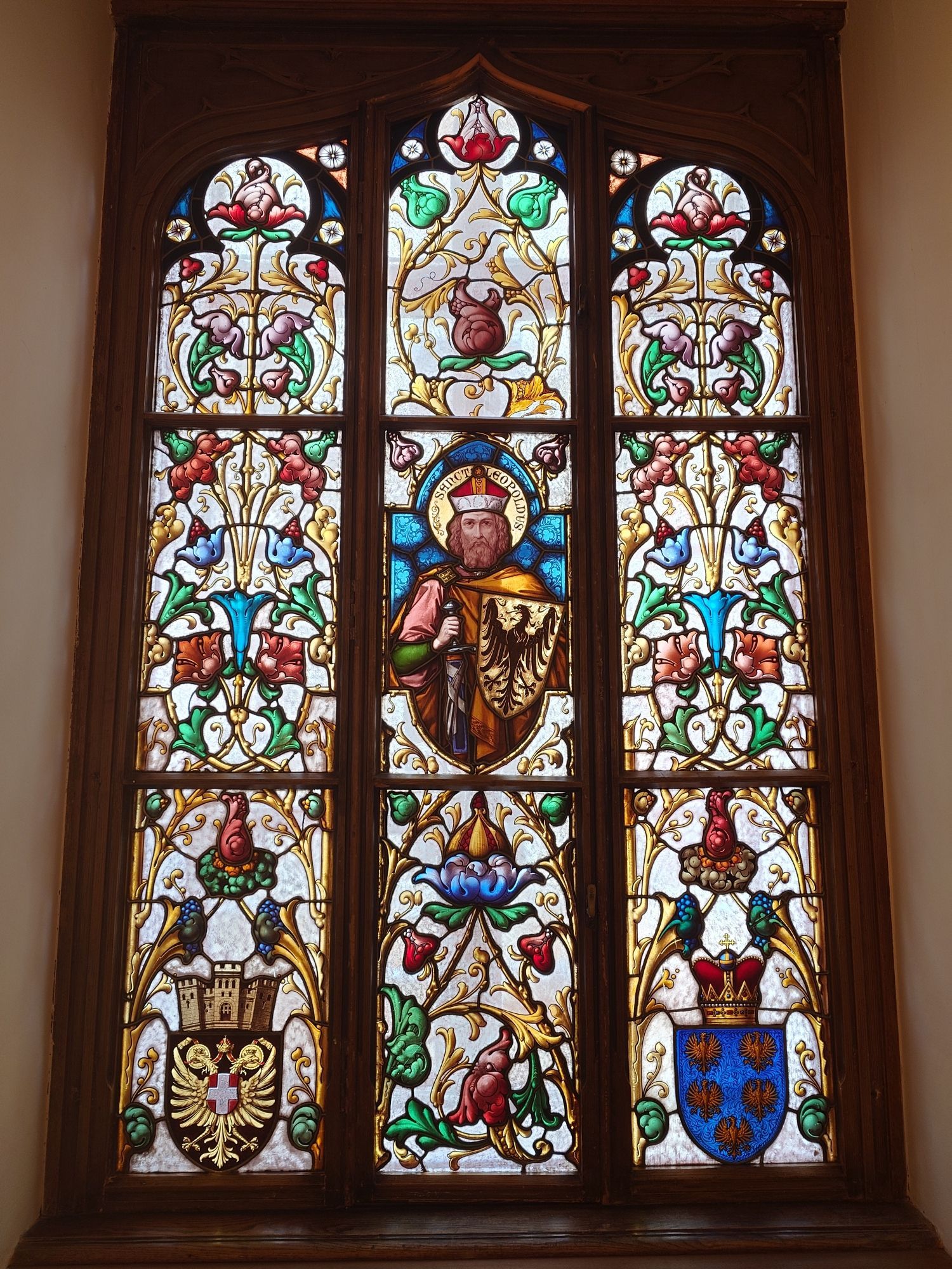 Stained glass window