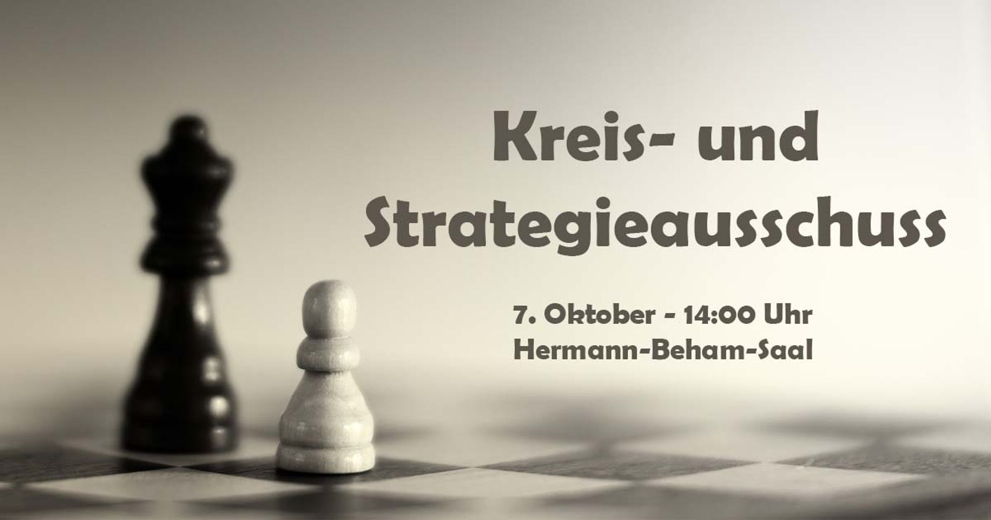 Kreis- und Strategieausschuss an 7. Oktober ab 14 Uhr im Hermann-Beham-Saal im Landratsamt Ebersberg