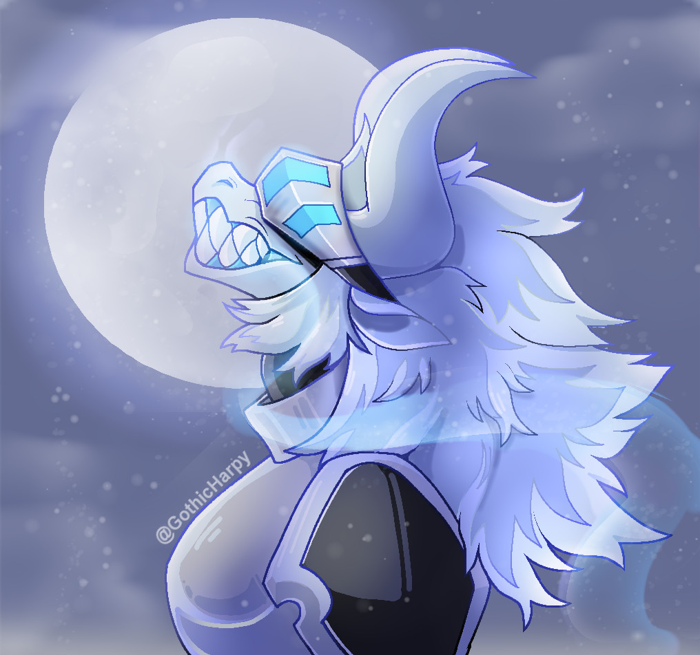 Dawn is one of my favorite OCs being an ice dragon who gets all her strenght from the silver moonlight. Specially in winter, where her power increases considerably as she can be blinded by the moon's energy.. 