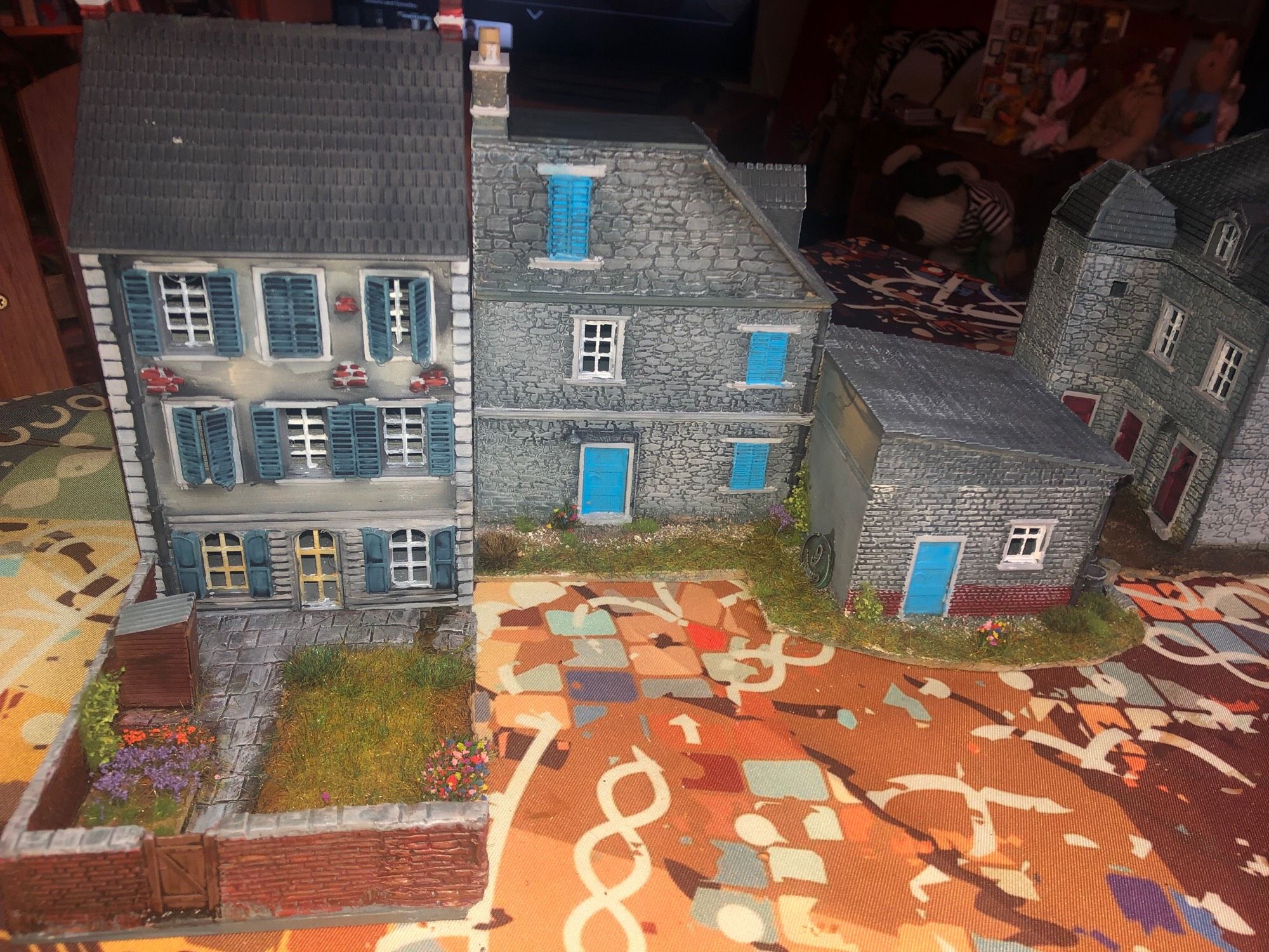 20mm wargames terrain, French Buildings. Chain of Command