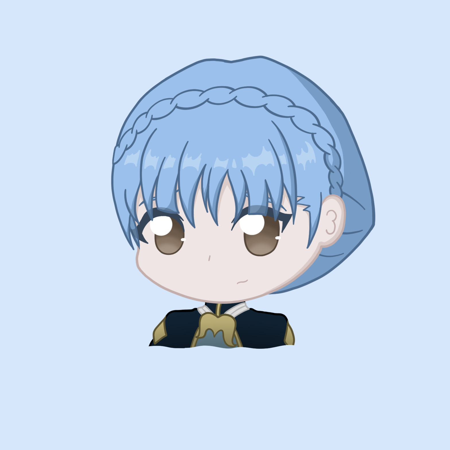 A chibi version of Marianne von Edmund (from Fire Emblem: Three Houses)