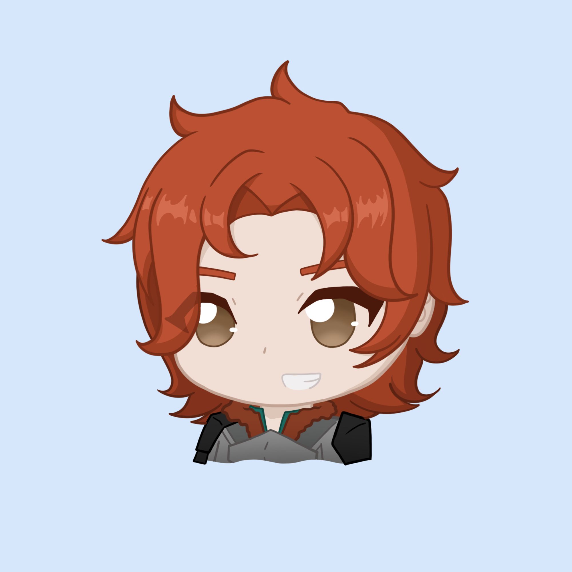 A chibi version of Sylvain Jose Gautier (from Fire Emblem: Three Houses)