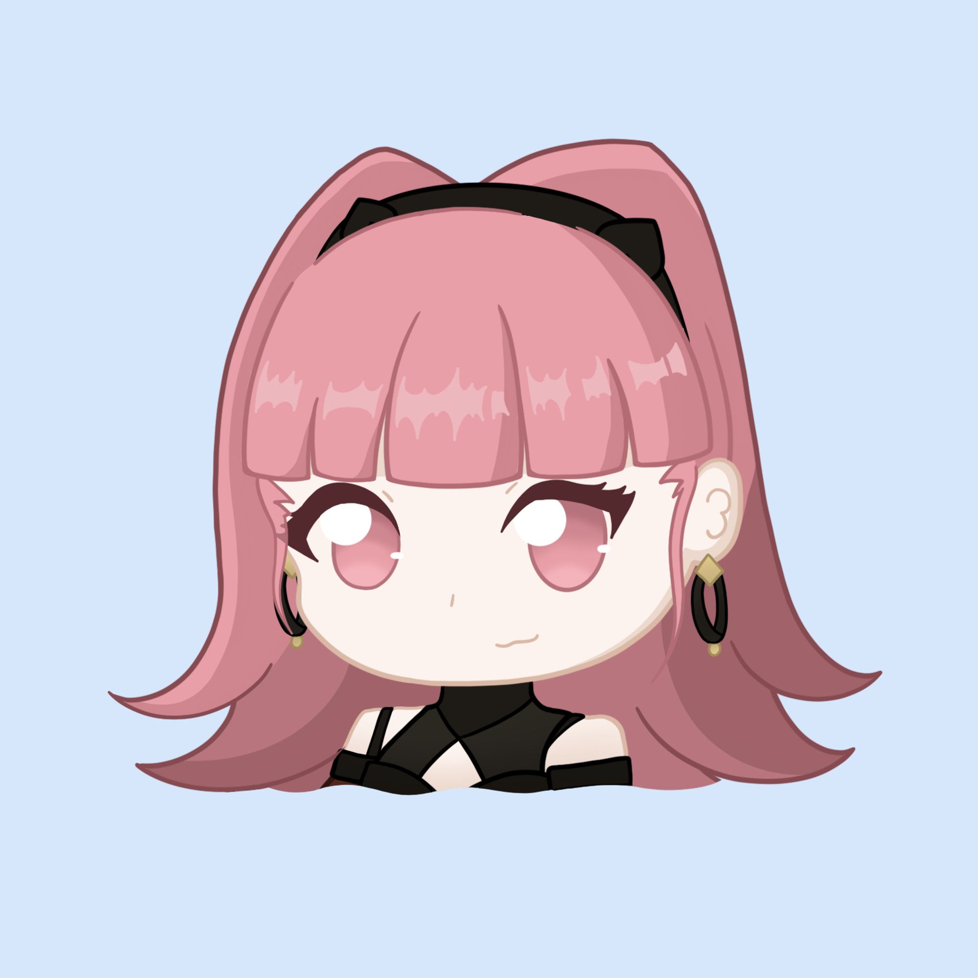 A chibi version of Hilda Valentine Goneril (from Fire Emblem: Three Houses)