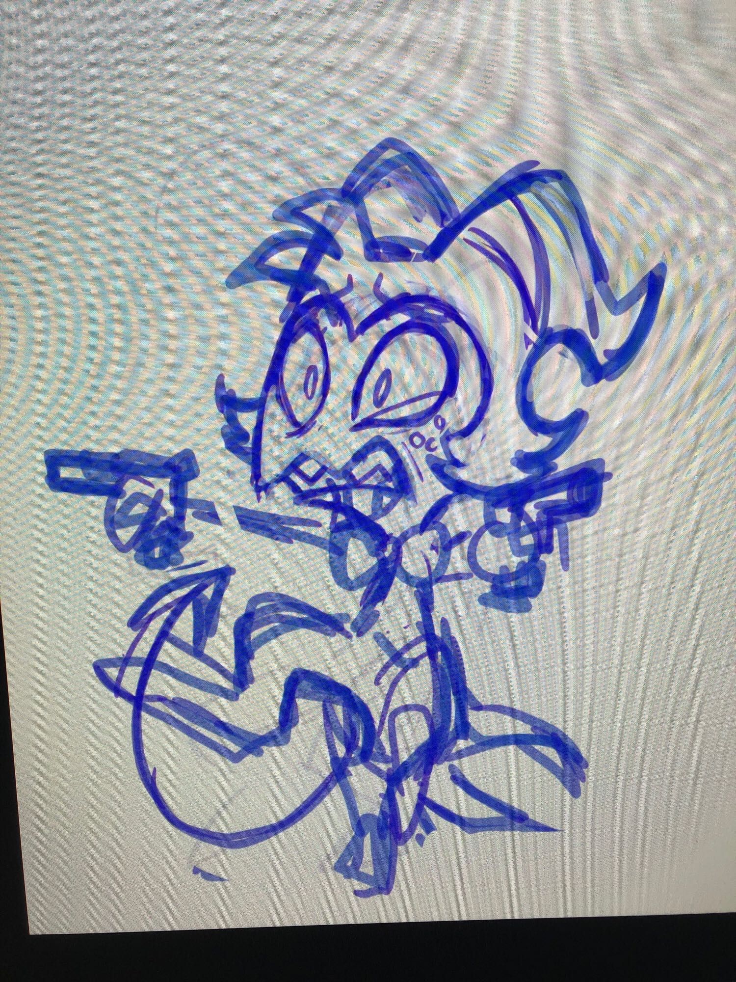 Watch out moxie has two guns