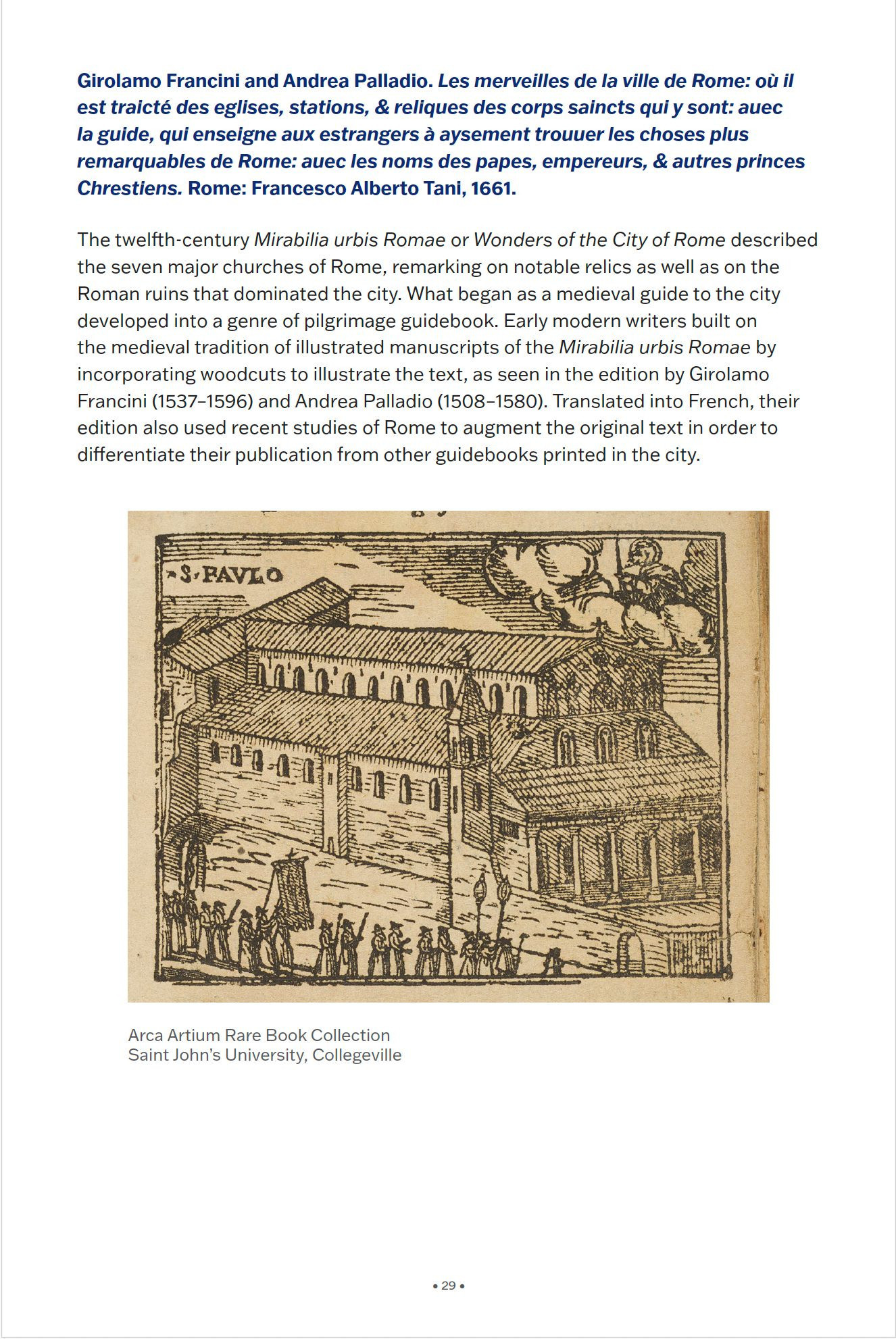 Excerpt of a page from the exhibition catalog "Mediterranean Travel: Peoples, Places, Encounters," curated by Dr. Daniel K. Gullo of HMML's Malta Study Center, with Dr. Emanuel Buttigieg and Kathrine Blanks.