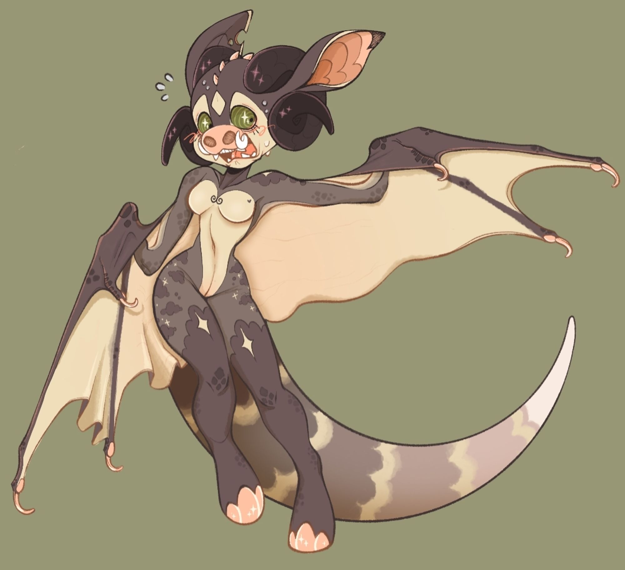 Sunn usually has arms! She's just Wyvern mode rn