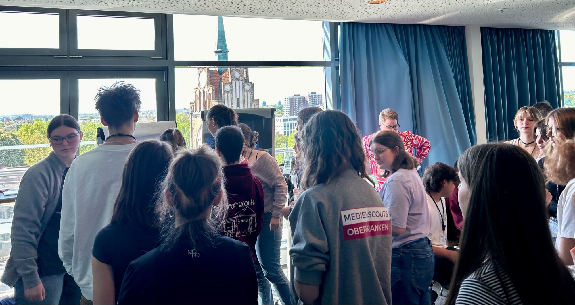 Medienscouts bei der Bundesjugendkonferenz Medien