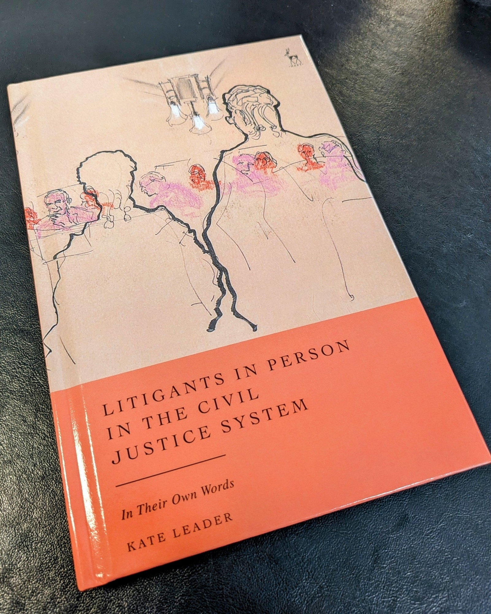 Photo of book 'Litigants in Person in the Civil Justice System' by Kate Leader.