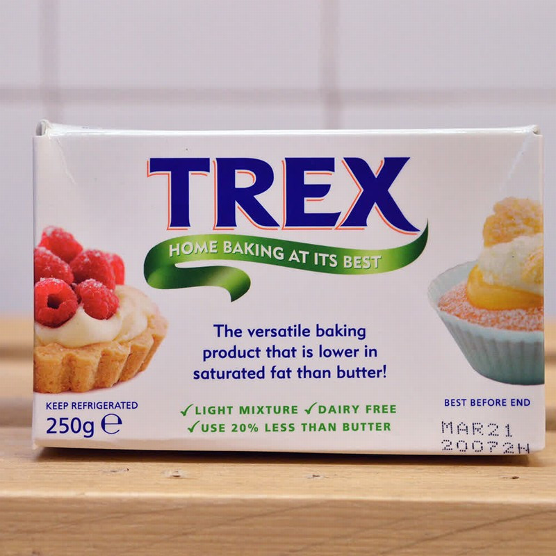 TREX, 'the versatile baking product', though unfortunately not a picture from the 70s 
