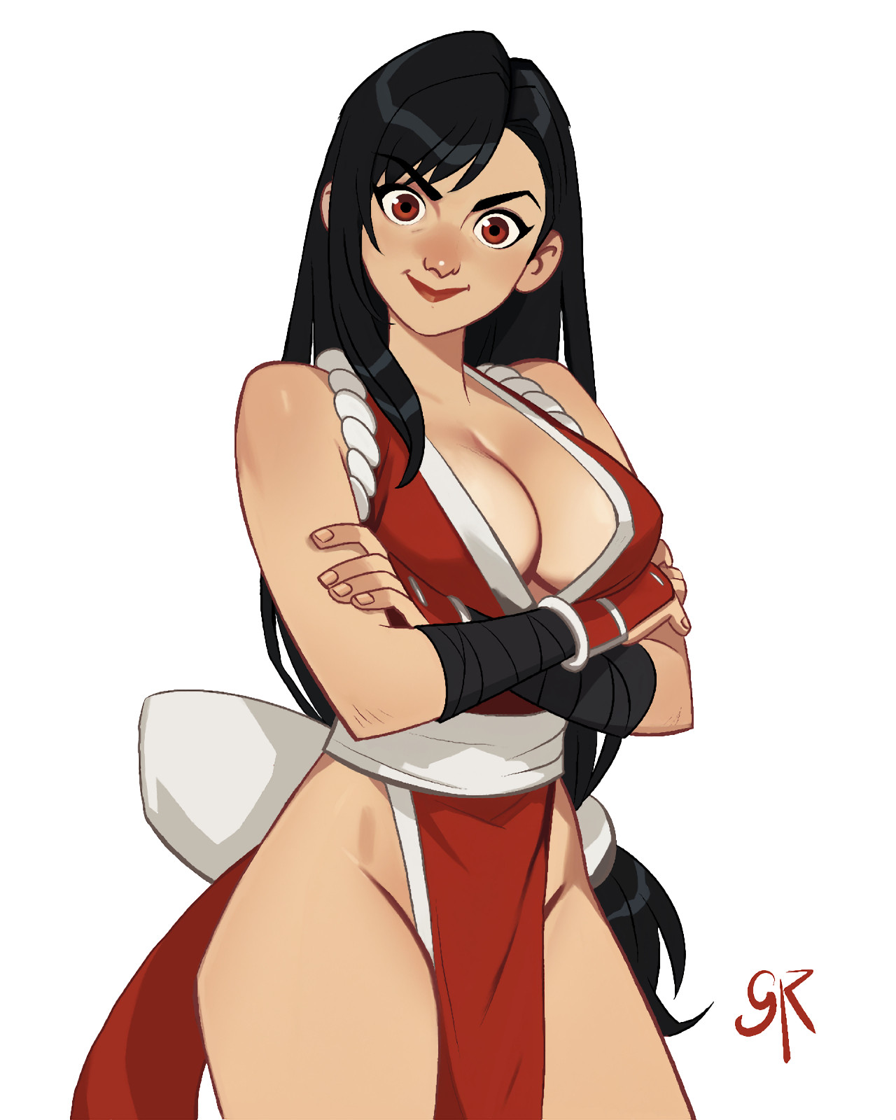 Tifa dressed as Mai Shiranui