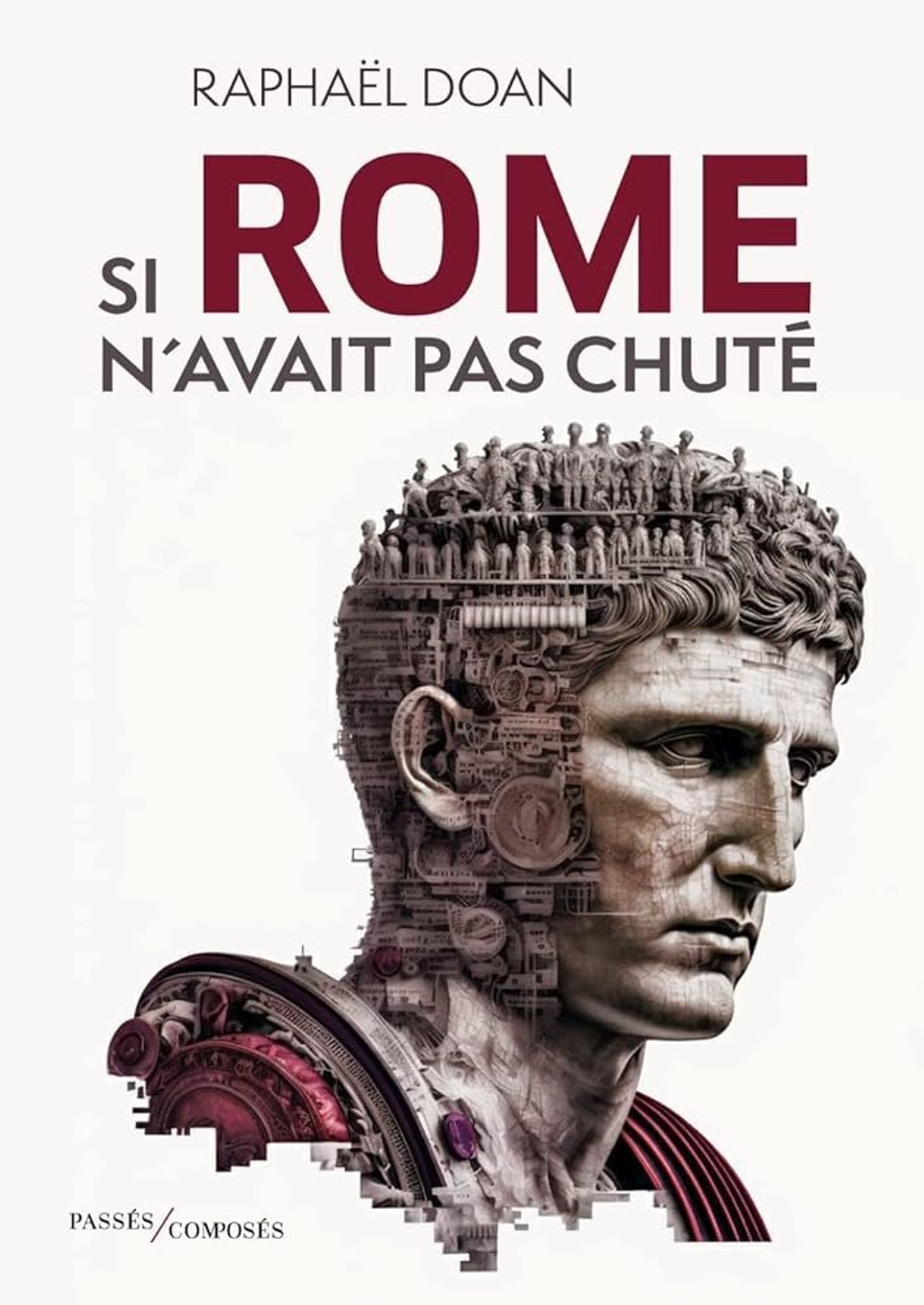 Couverture (lol, générée par IA) de "Si Rome n'avais pas chuté"