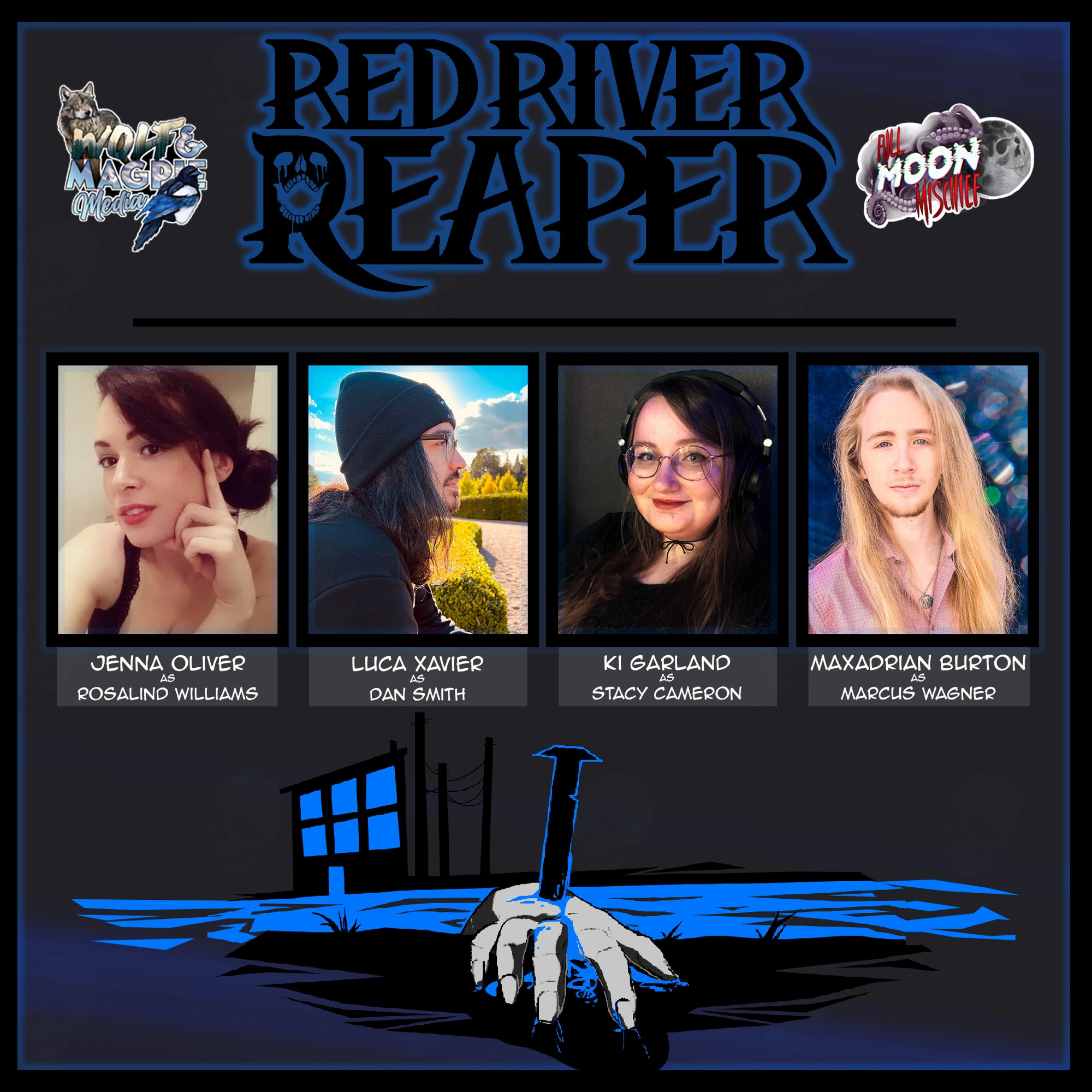 Red River Reaper Cast Announcement:

Jenna Oliver as Rosalind
Luca Xavier as Dan
Ki Garland as Stacy 
Maxadrian Burton as Marcus