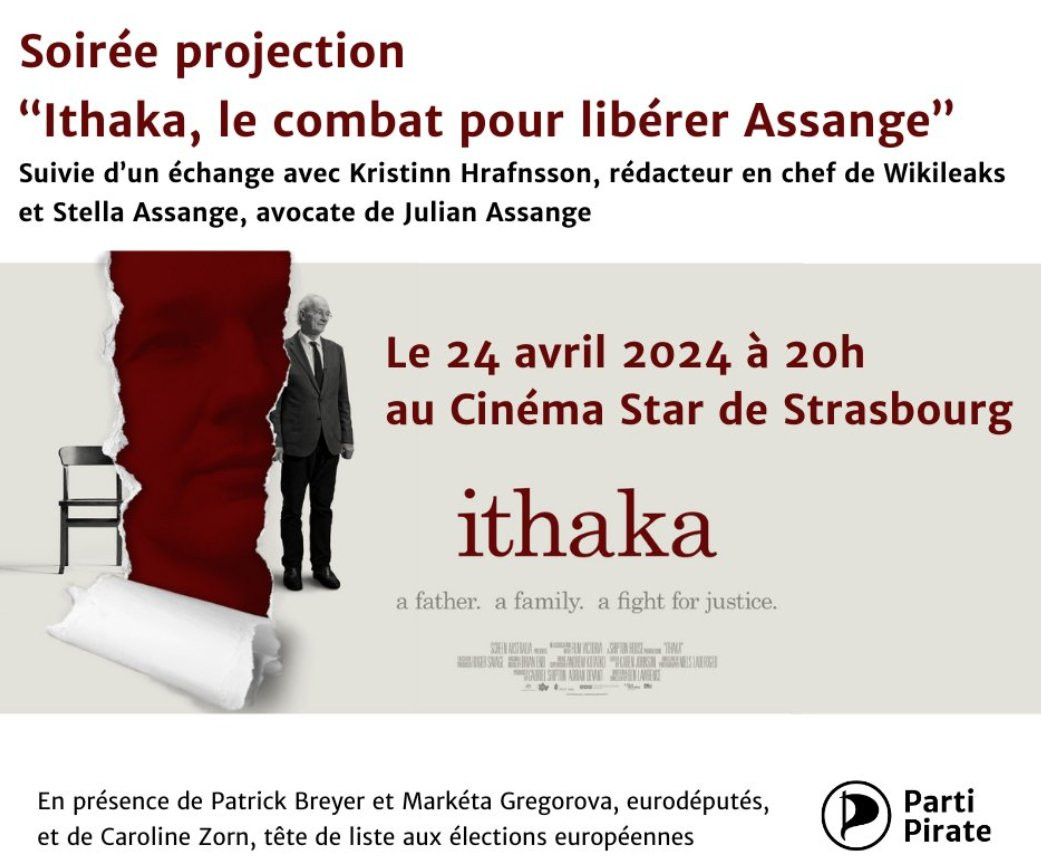 Projection le 24 avril 2024, 20h au Cinéma Star de Strasbourg.