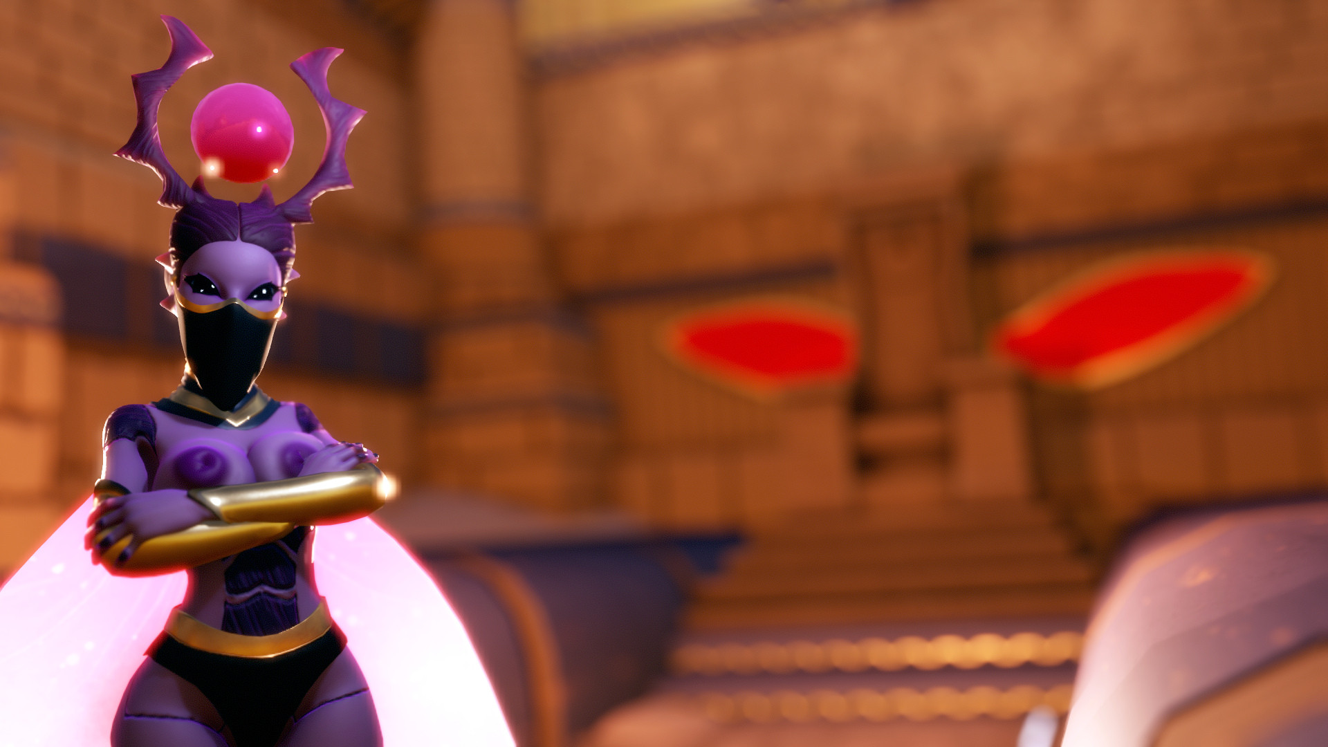 Pharaoh with arms crossed