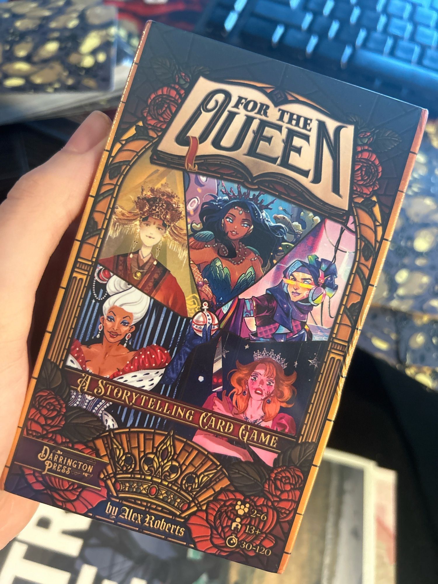 Photo of For The Queen: A Storytelling Card Game published by Darrington Press