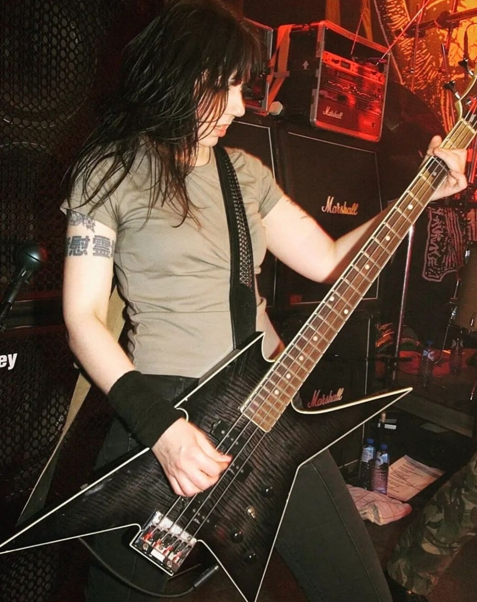 Jo Bench - bass player for Bolt Thrower