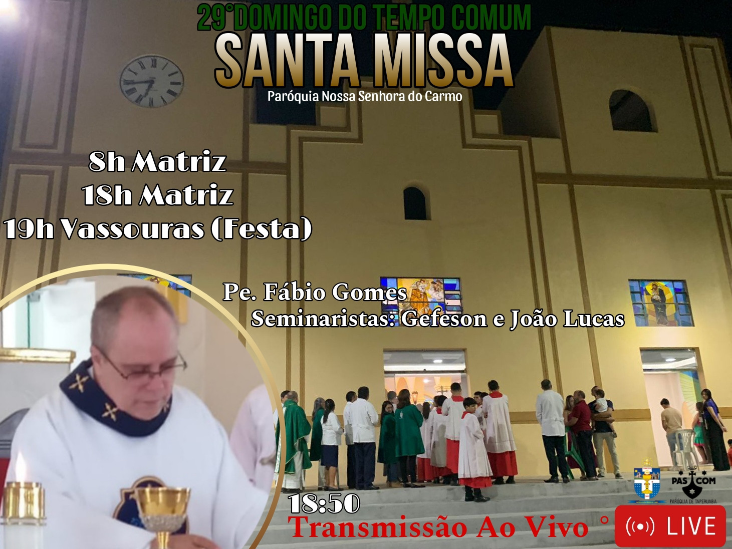 29° Domingo do Tempo comum 
#Santos #igrejacatolica #santosanto #biblia #Eucaristia 
#virgemmaria #Deus #espiritosanto #glória #Música 
#martírio #Bispo #Presbítero #religioso #Papa 