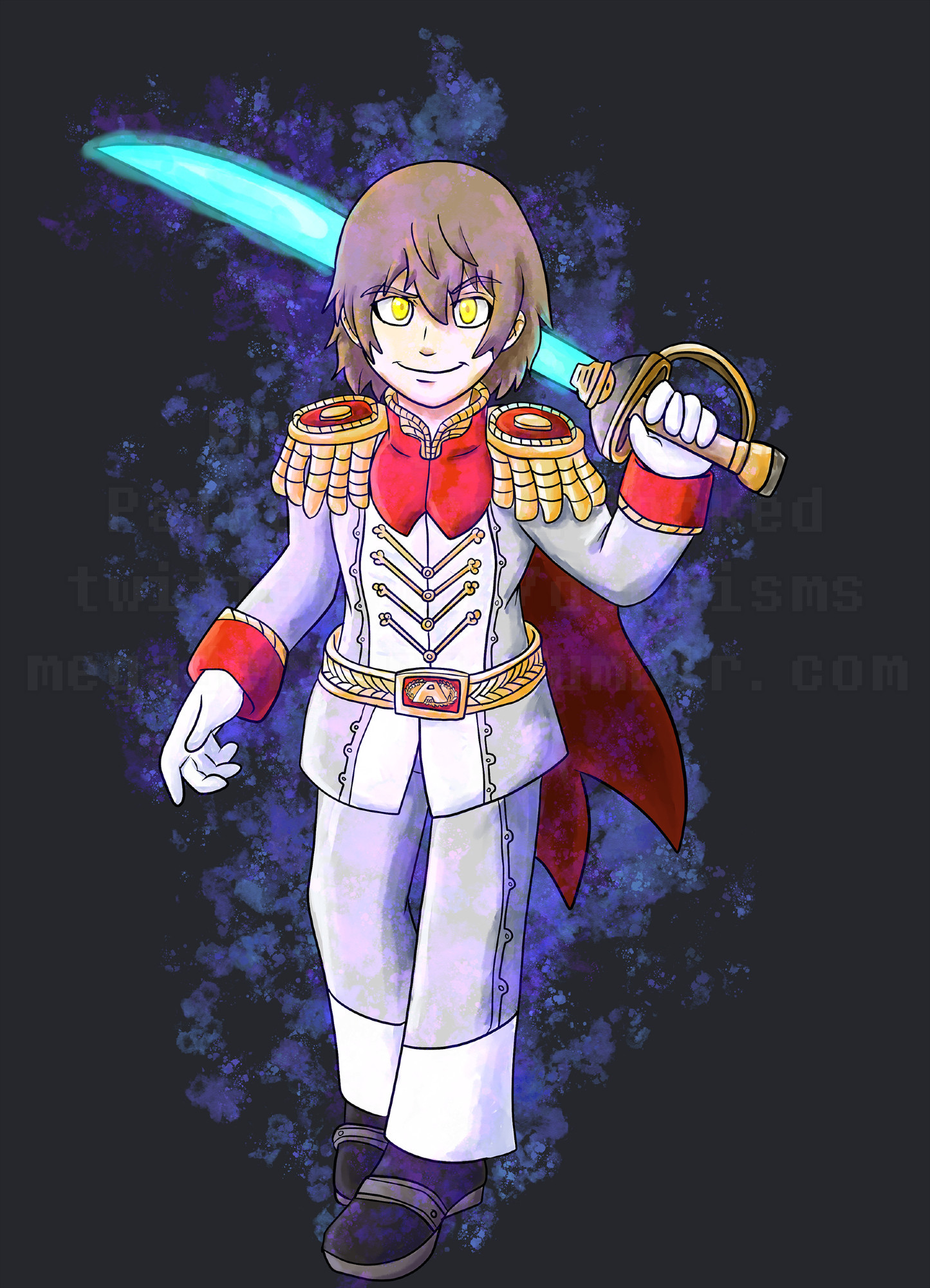 Shadow Akechi from the P4 Akechi AU, The Crow Cries at Midnight.