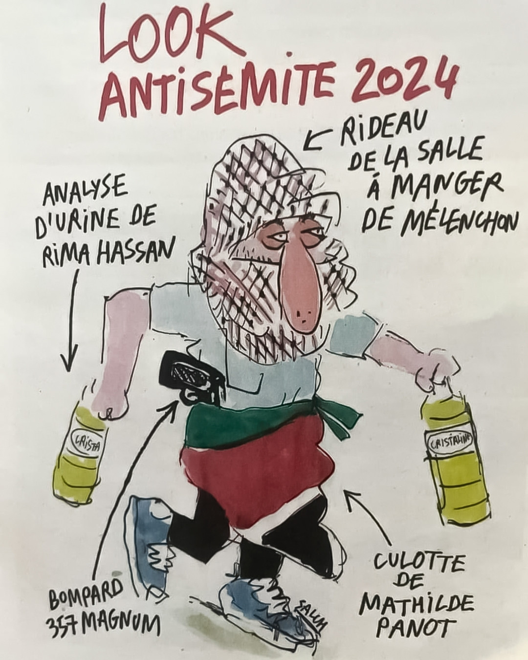 Look antisémite 2024 par Salch.