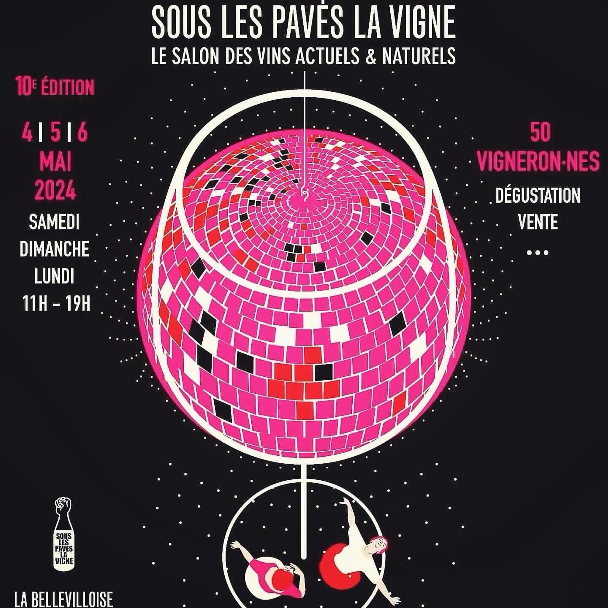 L’affiche du salon Sous les pavés la vigne