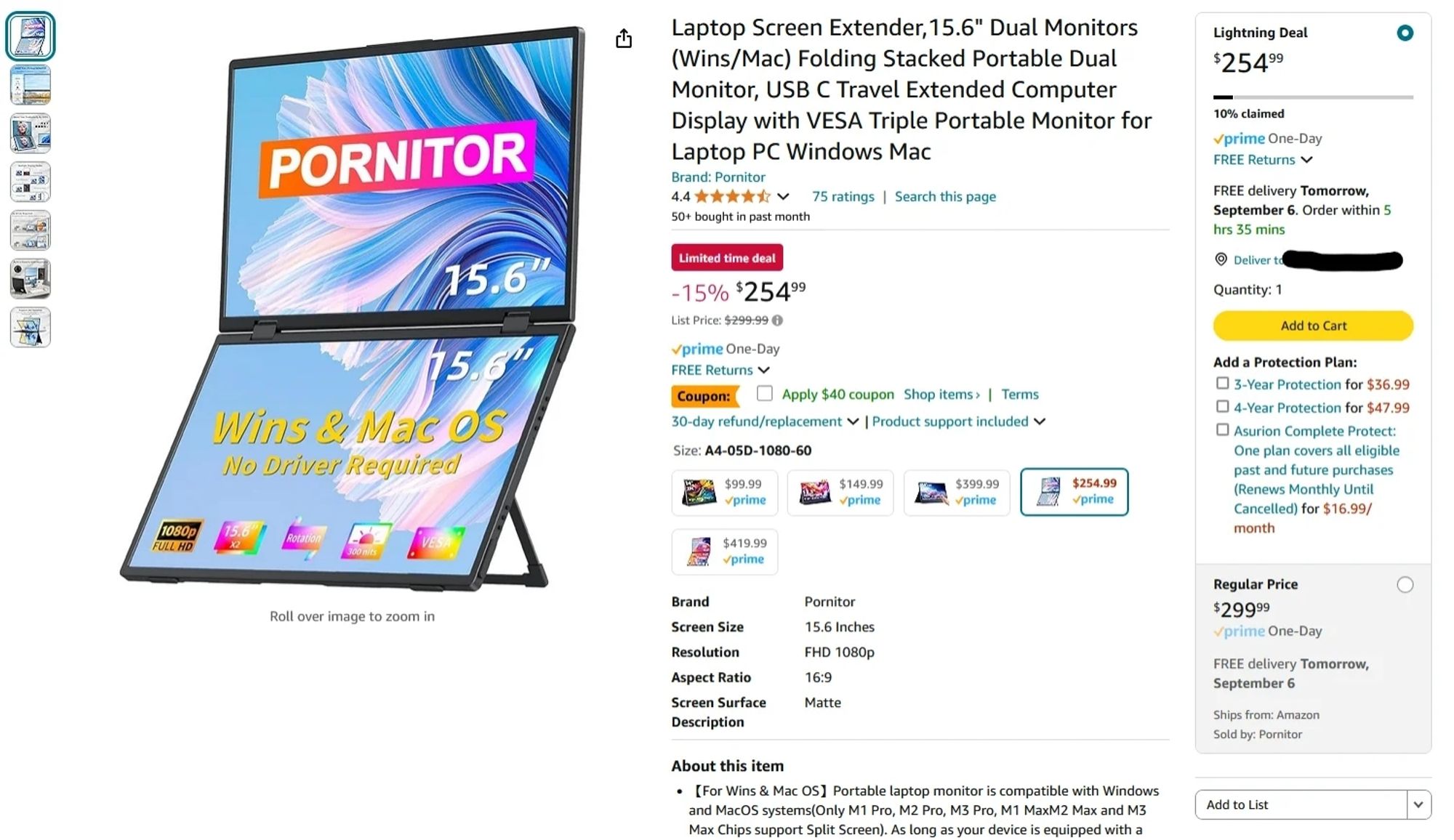 Amazon portable monitor, the name, like jedward, had been shortened to pornitor - the robot pornographer